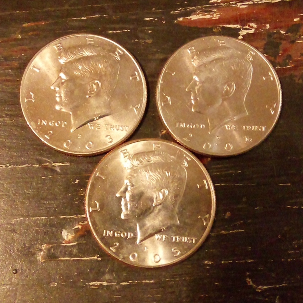 3 NIFC Half Dollars Lot